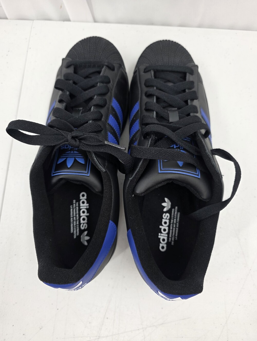 adidas Superstar II Core Black Semi Lucid Blue Cloud Men's Size 13 JR1632 No Box - Picture 4 of 9